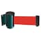 Tensabarrier Belt Barrier, Green, Belt Color Red 896-STD-28-MAX-NO-R5X-C - alternate 1