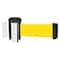 Tensabarrier Belt Barrier, Chrome, Belt Color Yellow 896-STD-1P-MAX-NO-Y5X-C - alternate 1