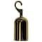 Lawrence Metal Post Rope Hook End, Polished Brass ROPEEND-HOOK-2P - alternate 1