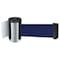 Tensabarrier Belt Barrier, Chrome, Belt Color Blue 896-STD-1S-MAX-NO-L5X-C - alternate 1