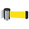 Tensabarrier Belt Barrier, Chrome, Belt Color Yellow 896-STD-1S-MAX-NO-Y5X-C - alternate 1