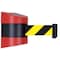 Tensabarrier Belt Barrier, Red, Belt Yellow/Black 897-15-S-21-NO-D4X-C - alternate 1