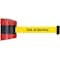 Tensabarrier Belt Barrier, Red, Belt Color Yellow 897-15-S-21-NO-YEX-C - alternate 1