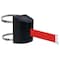 Tensabarrier Retractable Belt Barrier, Red, 15 ft Length, Black 897-15-C-33-NO-R5X-A - alternate 1