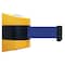 Tensabarrier Belt Barrier, Yellow, Belt Color Blue 897-30-S-35-NO-L5X-C - alternate 1