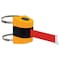 Tensabarrier Belt Barrier, Yellow, Belt Color Red 897-15-C-35-NO-R5X-A - alternate 1