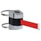 Tensabarrier Belt Barrier, Chrome, Belt Color Red 897-30-C-1P-NO-R5X-A - alternate 1
