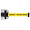 Tensabarrier Belt Barrier, Chrome, Belt Color Yellow 897-24-S-1P-NO-YAX-C - alternate 1