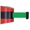 Tensabarrier Belt Barrier, Red, Belt Color Green 897-24-S-21-NO-G6X-C - alternate 1