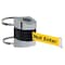 Tensabarrier Belt Barrier, Chrome, Belt Color Yellow 897-24-C-1P-NO-YAX-A - alternate 1
