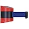 Tensabarrier Belt Barrier, Red, Belt Color Blue 897-24-S-21-NO-L5X-C - alternate 1