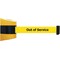 Tensabarrier Belt Barrier, Yellow, Belt Color Yellow 897-24-S-35-NO-YEX-C - alternate 1