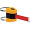 Tensabarrier Belt Barrier, Yellow, Belt Color Red 897-24-C-35-NO-R5X-A - alternate 1