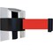 Tensabarrier Belt Barrier, Chrome, Belt Color Red 897-30-S-1P-NO-R5X-C - alternate 1