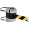 Tensabarrier Belt Barrier, Chrome, Belt Yellow/Black 897-30-C-1P-NO-D4X-A - alternate 1
