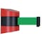 Tensabarrier Belt Barrier, Red, Belt Color Green 897-30-S-21-NO-G6X-C - alternate 1