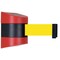 Tensabarrier Belt Barrier, Red, Belt Color Yellow 897-30-S-21-NO-Y5X-C - alternate 1