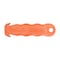 Klever KLEVER KUTTER Safety Cutter, Fixed Blade, Safety Recessed, 4-5/8 in, Textured Grip, Orange, 10PK KCJ-1G - alternate 1