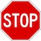 Lyle Stop Sign, 18" W, 18" H, Aluminum, Red R1-1-18HA - alternate 1