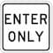 Lyle Enter Sign For Parking Lots, 18 in H, 18 in W, Aluminum, Square, English, LR7-67-18HA LR7-67-18HA - alternate 1