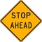 Lyle Stop Ahead Traffic Sign, 24 in H, 24 in W, Aluminum, Diamond, English, LW3-1A-24HA LW3-1A-24HA - alternate 1