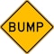 Lyle Bump Traffic Sign, 24 in H, 24 in W, Aluminum, Diamond, English, W8-1-24HA W8-1-24HA - alternate 1