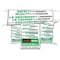 Accuform Safety Reminder Sign, 28 in H x, 20 in W, Aluminum, Plastic, Poly Sheeting SBMSK434 - alternate 2