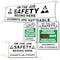 Accuform Safety Scoreboard, Glossy FNSH, Vinyl, PK4 MSK410 - alternate 1