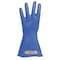 Salisbury Electrical-Insulating Gloves, 500V AC, 750V DC, Rubber, 11" Length, Blue, Size 9 E0011BL/9 - alternate 1