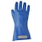 Salisbury Electrical-Insulating Gloves, 500V AC, 750V DC, Rubber, 11" Length, Blue, Size 11 E0011BL/11 - alternate 1