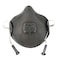 Moldex Disposable Respirator, N95, Ventex Valve, Special Ops HandyStrap, Molded Nose Bridge, Blk, M/L PK 10 M2700N95 - alternate 4