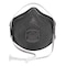 Moldex Disposable Respirator, N95, Ventex Valve, Special Ops HandyStrap, Molded Nose Bridge, Blk, M/L PK 10 M2700N95 - alternate 1