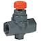 Hayward Flow Control Needle Valve, Straight, PVC/FPM, 1/4", Threaded NVA1025T - alternate 1