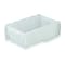 Orbis Attached Lid Container, 2.24 gal Volume Cap., 11 3/4 in L, 9 3/4 in W, 7 3/4 in H, Plastic FP03 Clear - alternate 1