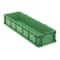 Orbis Solid & Stackable Straight Wall Storage Container, 17.2 gal, 48 in L x 15 in W x 7-1/2 in H, Green SO4815-7 Green - alternate 1