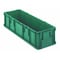Orbis Solid & Stackable Straight Wall Storage Container, 26.2 gal, 48 in L x 15 in W x 10-3/4 in H, Green SO4815-11 Green - alternate 1