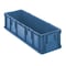 Orbis Solid & Stackable Straight Wall Storage Container, 26.2 gal, 48 in L x 15 in W x 10-3/4 in H, Blue SO4815-11 Blue - alternate 1