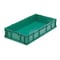 Orbis Solid & Stackable Straight Wall Storage Container, 26.2 gal, 48 in L x 22-1/2 in W x 7-1/4 in H SO4822-7 Green - alternate 1