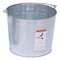 Zoro Select 5 gal Round Tapered Bucket, Silver, Steel BKT-GAL-500 - alternate 1