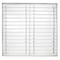 Dayton Wall Backdraft Damper, Vertical Mount, 60 in Dia Fan, 63 in H x 63 in W x 6-1/4 in D, 2500 fpm 3C314 - alternate 2