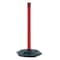 Tensabarrier Receiver Post, 38 In H, Red 886-21-RCV - alternate 1