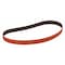 3M Cubitron Sanding Belt, 3/4 in W, 18 in L, Coated, Ceramic, 36 Grit, Extra Coarse, 984F, Maroon 60440269219 - alternate 1