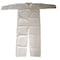 Condor Collared Disposable Coveralls, L, White, zipper 30C528 - alternate 2