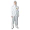Condor Hooded Disposable Coveralls, 3XL, White, zipper 30C577 - alternate 1