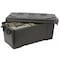 Plano Utility Storage Trunk W/ Lid, 17 gal, 14-1/4 in L x 30 in W x 12-3/4 in H, Black, Polypropylene PLA17BL - alternate 2