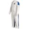 Dupont Tyvek 400 Collared Disposable Coverall, High Density Spunbond Polyethylene, XL, White, PK25 TD125SWBXL0025CM - alternate 2