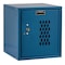Hallowell Box Locker, 11 3/8 in W, 12 in D, 12 3/4 in H, (1) Tier, (1) Wide, Blue HC121212-1DP-K-MB - alternate 1