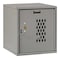 Hallowell Box Locker, 11 3/8 in W, 12 in D, 12 3/4 in H, (1) Tier, (1) Wide, Light Gray HC121212-1DP-K-PL - alternate 1
