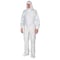International Enviroguard Disposable Coverallss, Hooded Coverall, M, Microporous Fabric, Elastic Wrist, Attached Boots Ankle CE8019CI-M - alternate 6