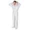 International Enviroguard Disposable Coverallss, Hooded Coverall, M, Microporous Fabric, Elastic Wrist, Attached Boots Ankle CE8019CI-M - alternate 2